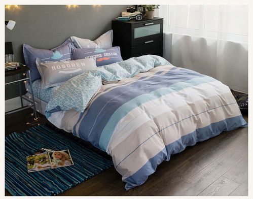 唯尔来特床上用品全棉床单四件套纯棉1.5米1.